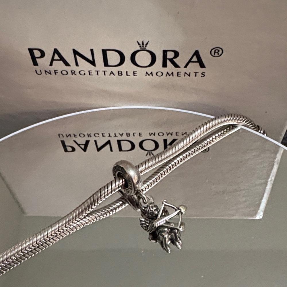 Pandora Cupid Valentines dangle charm - Retired